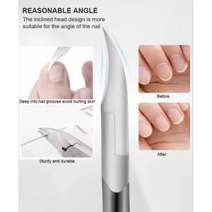 Professional Stainless Steel <b>Nail</b> Clipper Curved Sharp Blade Wide Jaw Opening for Finger and Feet Adult Simple Style <b>Nail</b> <b>Tool</b> - Product Image 2
