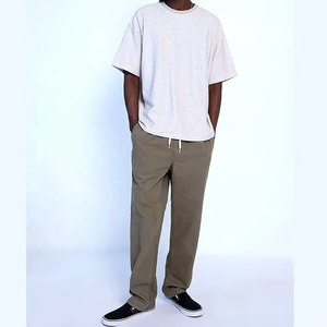 Men's T-Shirt Wholesale Men Custom Private Label 100% Cotton Slim Fit Blanks <b>Tshirt</b> With Custom Logo Printing and Embroidery - Product Image 6