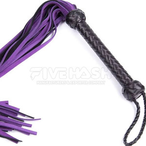 Leather <b>Flogger</b> Classic Leather Strips Smooth Finish Durable Build Leather <b>Flogger</b> Simple Use Control - Product Image 6