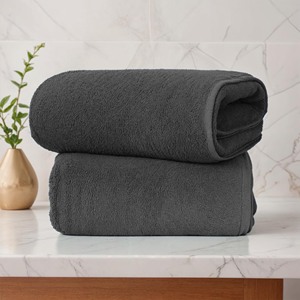 Serviette de bain, de sport, de plage, de fitness et de voyage en coton à séchage rapide, couleur unie, vente en gros, serviette promotionnelle pour hôtel, logo personnalisé - Product Image 3