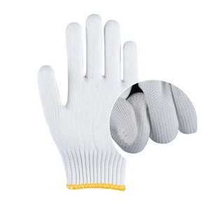 Guantes de Trabajo de Alta Calidad y Bajo Costo, Guantes de Seguridad de Algodón Tejido - Product Image 6