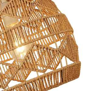 โคมไฟแขวนทอมือสไตล์วินเทจแบบเชือกตกแต่งบ้านสไตล์นอร์ดิก - Product Image 3