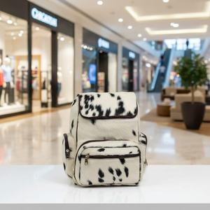 Sac à dos en cuir véritable de qualité supérieure avec fermeture éclair, pour voyage, ordinateur portable, école, grande capacité 20-35L, multifonction, unisexe HNBP-0037 - Product Image 1