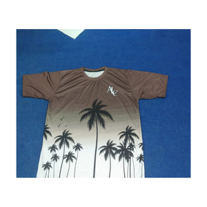 High Quality Breathable Summer T-Shirt and Shorts <b>Set</b> Polyester/Cotton Heat-Transfer Printed Custom Color & Logo Unisex - Product Image 2