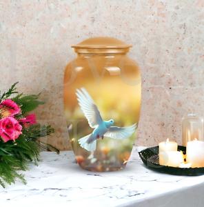 Urna decorativa con forma de paloma, elegante decoración funeraria para cenizas de adultos, recuerdo conmemorativo de cremación, tributo. - Product Image 4