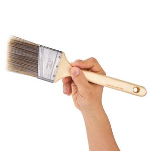 Set di 12 Pennelli Angolari di Grado Industriale con Manico in Legno Trattato per Vernici al Lattice, a Olio e Tinte - Product Image 4