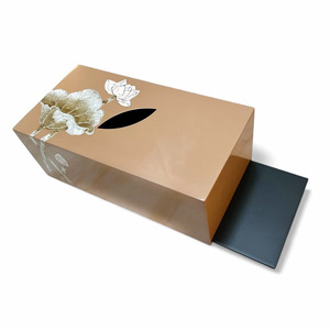 Cajas de pañuelos lacadas de alta calidad, caja de embalaje lacada artesanal para pañuelos, venta al por mayor. - Product Image 4