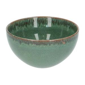 Tazón de Cerámica para Ensalada con Acabado Índigo, Forma Curva Contemporánea, Interior Brillante, Duradero, Apto para Alimentos, Ideal para Servir Pasta y Arroz - Product Image 5