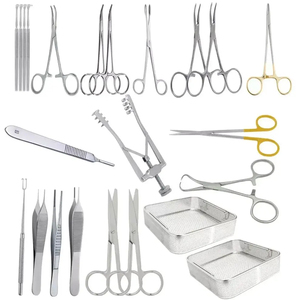 Ensemble de chirurgie pédiatrique de haute précision, 23 pièces, kit d'instruments chirurgicaux généraux, acier inoxydable, réutilisable, autoclavable, CE Classe II - Product Image 1