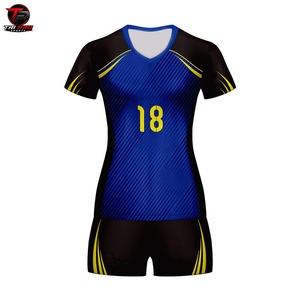 Conjunto de Uniforme de Voleibol Personalizado, Transpirable, de Secado Rápido, Ropa Deportiva de Poliéster Estampada para Equipos de Adultos - Product Image 1