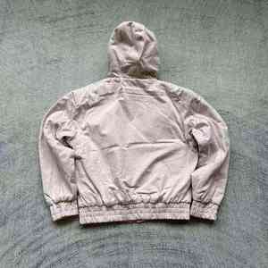 Sudadera con capucha y cremallera extragrande personalizada con estampado de flor de cerezo, estilo vintage Harajuku, color rosa, ropa urbana japonesa, con bordado gráfico, para hombre y mujer - Product Image 3