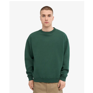 Sudadera Unisex de Forro Polar Verde para Otoño, Cálida, para Deportes al Aire Libre, con Forro de Poliéster/Algodón, Transpirable, Cuello Redondo - Product Image 6
