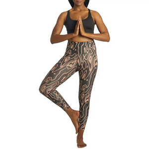 Leggings de sublimation pour femmes de qualité supérieure, taille haute, pleine longueur, anti-plis, respirants, écologiques, à prix ajustable - Product Image 2