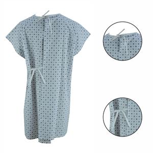 Batas de Hospital de Algodón, Suaves, Transpirables y Delicadas con la Piel, Ideales para Pacientes con Piel Sensible o Estancia Prolongada en Hospital - Product Image 2
