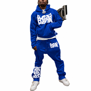 Conjunto Deportivo Personalizado Premium con Sudadera con Capucha y Pantalones Jogger, Diseño Gráfico, Moda Urbana, Proveedor Mayorista OEM ODM - Product Image 2