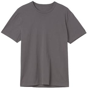 Qualité supérieure Vente en gros Poids personnalisé teint uni tricoté 100% coton T-shirt vierge à épaules tombantes T-shirts grande taille pour hommes - Product Image 1