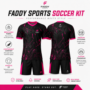 Ensemble de maillots de football personnalisés par sublimation, respirant, à séchage rapide, uniforme de football, vêtements d'entraînement, pour hommes, enfants, équipes sportives, kit de football - Product Image 5