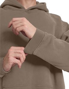 Sudadera con Capucha Premium de Algodón Grueso con Efecto Deslavado, Estilo Urbano, Unisex - Product Image 5