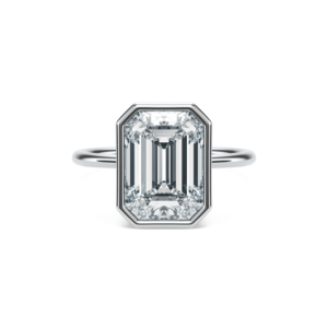 Bague Luna 200-14K en or massif avec diamant taille ovale, cadeau de fiançailles, de mariage ou d'anniversaire, certifiée IGI, bague de luxe - Product Image 3