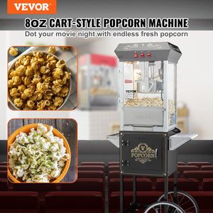 Machine à Popcorn Commerciale 850W sur Chariot, Cuve de 8 oz, 48 Tasses par Lot, avec Caractéristiques Renforcées - Product Image 2