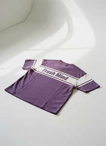 T-shirt en coton surdimensionné personnalisé, imprimé Color Block Fresh Mind, OEM, marque privée, streetwear, fournisseur en gros - Product Image 2