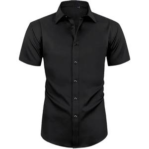 <b>Half</b> Sleeve Casual <b>Shirt</b> Men's 100% Cotton Breathable Summer Fashionable Office Wear OEM Export Oriented Quality Logo - Product Image 4