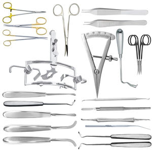 Juego de 22 instrumentos de boca para cirugía de labio y palato hendidos, de acero inoxidable, manuales y reutilizables - Product Image 4