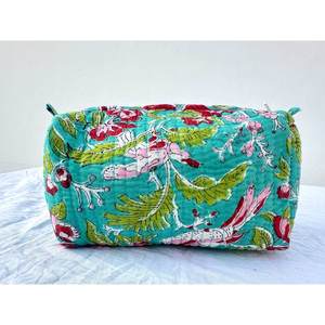 Caja de Joyería Bohemia Premium de Algodón, Ligera, con Estampado a Mano, para Viajes, Almacenamiento en Sala de Estar y Uso en Exteriores, de un Solo Nivel - Product Image 4