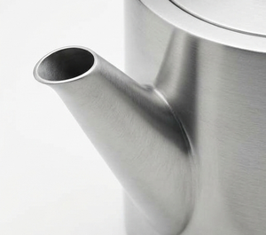 Tetera Moderna de Acero Inoxidable con Tapa, Tetera Metálica para Uso en el Hogar y la Oficina - Product Image 3