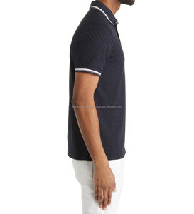 เสื้อยืดกีฬาสำหรับโปโลแขนสั้นลำลองสำหรับเสื้อโปโลเสื้อโปโลคอเสื้อคอตตอน100% ปรับแต่งโลโก้ได้ตามต้องการ - Product Image 5