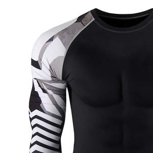 Camisetas de Compresión para Hombre, Ropa Deportiva al por Mayor para Unisex, Elección del Cliente, OEM, Camisetas de Compresión Modernas de Spandex y Poliéster para Adultos - Product Image 5