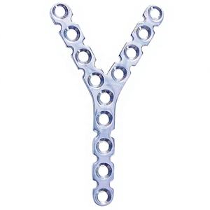 Plaque de reconstruction orthopédique en Y compatible avec les vis de 3,5 mm, implant de fixation osseuse pour la chirurgie traumatique - Product Image 3