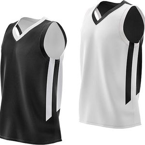 Camiseta de Baloncesto Personalizada Sublimada para Hombre, Camiseta de Baloncesto de Malla con Degradado, Camiseta Deportiva sin Mangas - Product Image 1