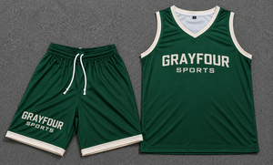 Ensemble de maillots et shorts de basketball personnalisés en gros 2026 |   Uniforme de sport d'équipe en polyester respirant - Product Image 3
