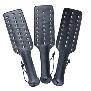 Valentines Role Play Bondage Set with Leather Cuffs Collar Paddle and Sensory Gear - Product Image 3