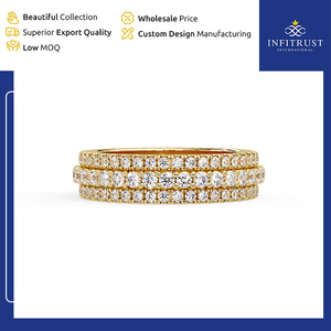 Anillos de Diamantes Solitarios de Plata de Ley 925 Hechos a Mano con Claridad VVS Excelente a Bajo Precio de Mercado de un Proveedor Indio - Product Image 2
