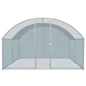Gallinero Metálico Grande de 13 x 10 pies con Cubierta Impermeable, Jaula para Aves de Corral con Puerta de Acceso, Casa para Conejos, Gatos, Perros, Uso en Granjas - Product Image 1