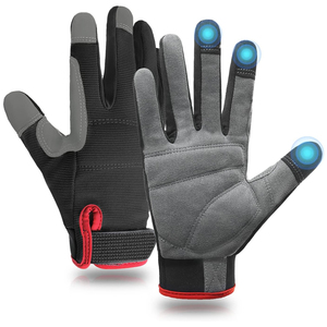 Guantes Resistentes al Calor de Alta Calidad, Diseño Moderno, Protección de Cuero Industrial para Manos, Guantes de Trabajo Mecánico - Product Image 1