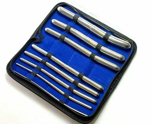 Juego de Dilatadores Hegar de Alta Calidad, Doble Extremo, Acero Inoxidable Alemán, Kit de Instrumentos Quirúrgicos Manuales para Cirugía General, CE ISO - Product Image 1