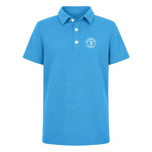 Polos de Golf Juveniles de Corte Holgado para Niños, Camisetas Modernas con Cuello Atlético, Ropa Deportiva para Equipos de Golf Juveniles, Camisetas Transpirables de Alto Rendimiento y Elásticas - Product Image 3