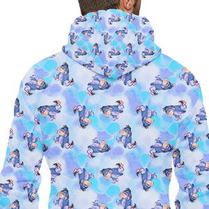 Custom Men's Long Sleeved Zipper Sublimation Hoodies Customized Printing Full Zip Up,us Sublimated Thermal Hoodies Fortleo - Product Image 3