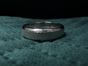 Anillo de Boda de Platino PT950, 11.90g, Platino Sólido, Acabado Texturizado Cepillado, Ajuste Cómodo de Lujo, Unisex, Minimalista - Product Image 5