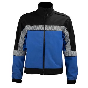 ZOHSUB POWER INDUSTRY Hi Vis Reflective ANSI Class 1 <b>Waterproof</b> LED Flash Safety Windbreaker Jacket for Construction Worker - Product Image 4