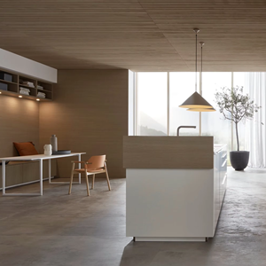 Meubles de cuisine sur mesure JY Project Vietnam, ensemble modulaire moderne de luxe, structure en MDF, style européen, écologique, facile à nettoyer - Product Image 5