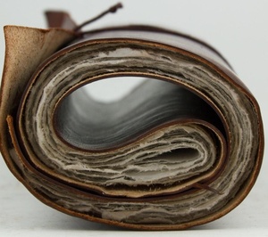 Diario de cuero de desplazamiento Vintage, papel rústico sin forro, cuaderno de bocetos antiguo, regalos hechos a mano, regalos de fantasía, cuaderno de bocetos antiguo - Product Image 5