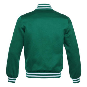 Chaqueta Universitaria Personalizada de Satén, Ligera, para Equipo de Béisbol, Fabricante Premium, Producción en Masa, Hecha en Pakistán - Product Image 2