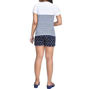 Conjunto de Dos Piezas de Tela Suave de Primera Calidad, Diseño Casual / a Rayas, con Servicio OEM, Diseño de Alta Calidad - Product Image 6