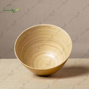 ชุดชามไม้ไผ่แบบคลาสสิก เป็นมิตรกับสิ่งแวดล้อม ใช้แล้วทิ้ง พร้อมสีที่กำหนดเอง สำหรับงานเลี้ยงที่บ้านและรับประทานอาหาร จากโรงงานในเวียดนาม - Product Image 2