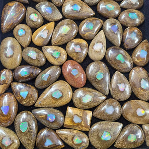 Cabujones de ópalo de Boulder de primera calidad para joyería, ópalo más vendido - Product Image 1