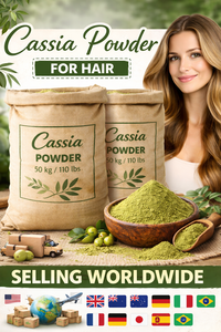 Cassia en Polvo DK Industries CASSIA1 Fórmula 2 en 1, Polvo Herbal de Primera Calidad, Empaque de Exportación en Bolsa de PP de 25 kg - Product Image 5